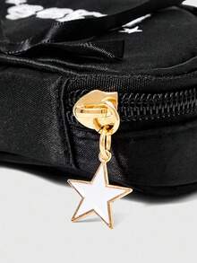 ROMWE Kawaii 时尚可爱英文刺绣迷你便携化妆包 - 彩色 - 查看 3