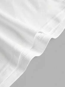 SHEIN EZwear 休闲简约度假，夏季，带有海星、芙蓉、贝壳印花、春假、椰子女孩、女孩之旅、乡村音乐会、音乐节、海滩度假 女士白色紧身露背背心 返校季海滩露背上衣 女士可爱海滩上衣 海洋主题贝壳上衣 - 白色 - 查看 5