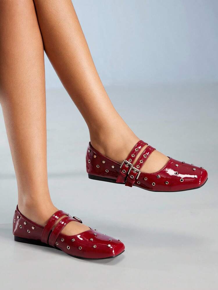 CUCCOO GRLICON Women's Y2K Style Flat Shoes, Suitable For Punk, Biker, Cool Girl, Halloween, Christmas, Party Outfits