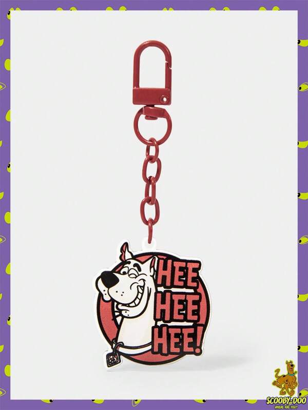 SCOOBY-DOO X SHEIN Cute Letter & Dog Pattern Keychain