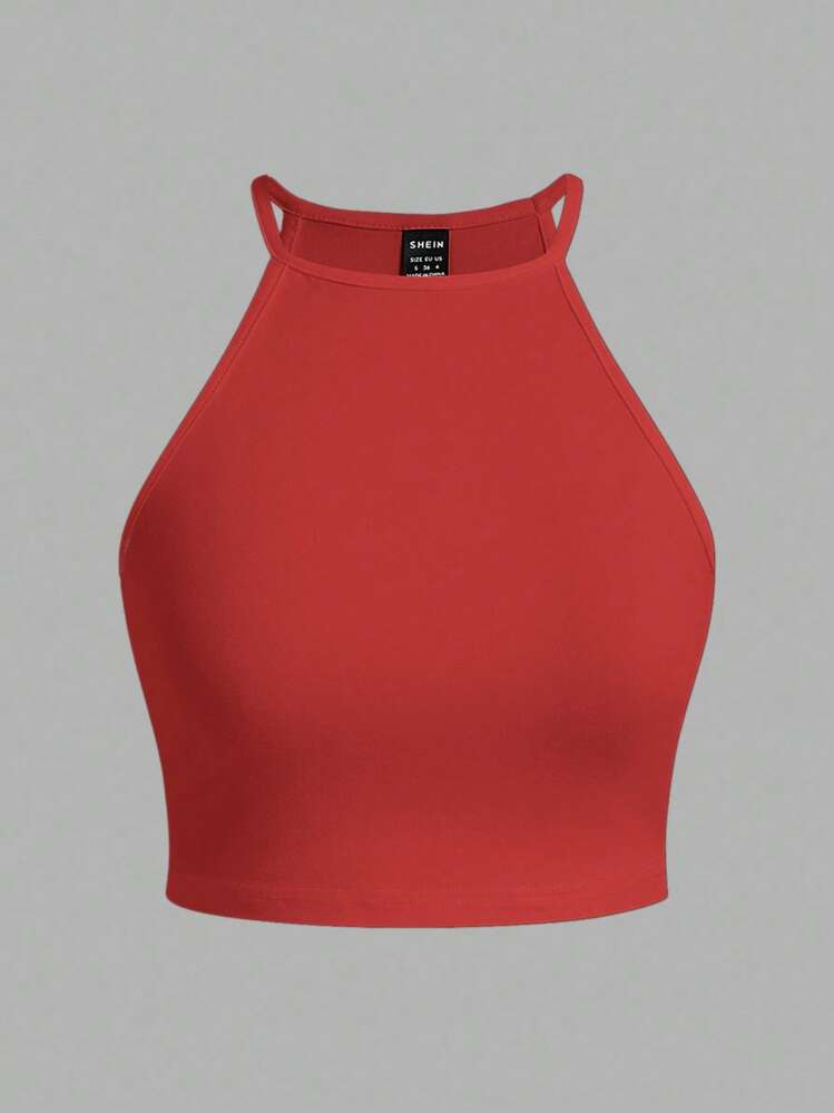 SHEIN EZwear Bộ 3 áo ba lỗ họa tiết da báo thường ngày dành cho nữ, thích hợp cho mùa hè - Nhiều màu - Xem 7