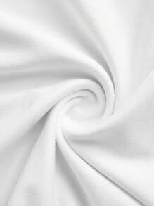 SHEIN EZwear 休闲简约度假，夏季，带有海星、芙蓉、贝壳印花、春假、椰子女孩、女孩之旅、乡村音乐会、音乐节、海滩度假 女士白色紧身露背背心 返校季海滩露背上衣 女士可爱海滩上衣 海洋主题贝壳上衣 - 白色 - 查看 3