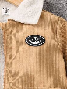 男童时尚百搭保暖夹克，适合秋冬季