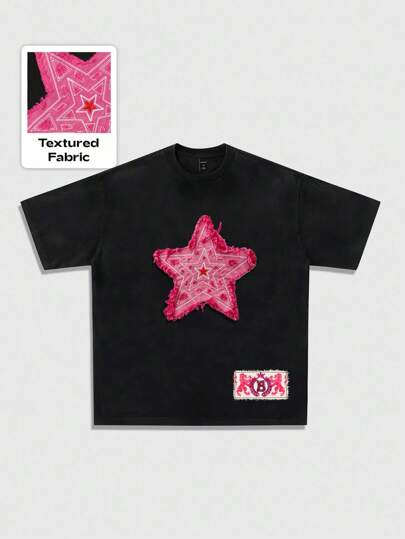 Street Life T-Shirt Femme à Manches Courtes Brodé, Convenant Pour Le Port Quotidien, Printemps/Été