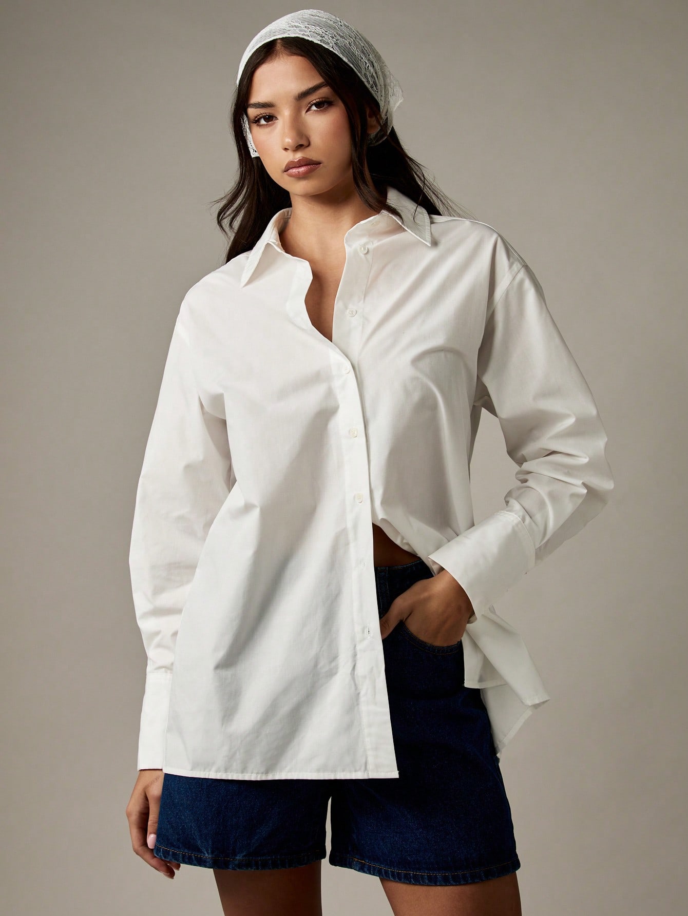 Chemisier Satin Rose Missguided UK 8 (taille FR ?) - Manches Longues Avec Poche - Occasion Très Bon état - Style Féminin Et Chic