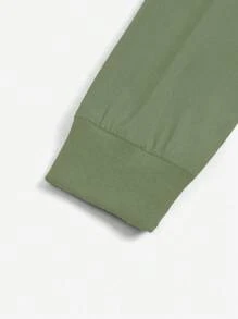 TaskEZ Solid Color Zipper Pocket Fashion Long Sleeve Scrub Uniform Jacket