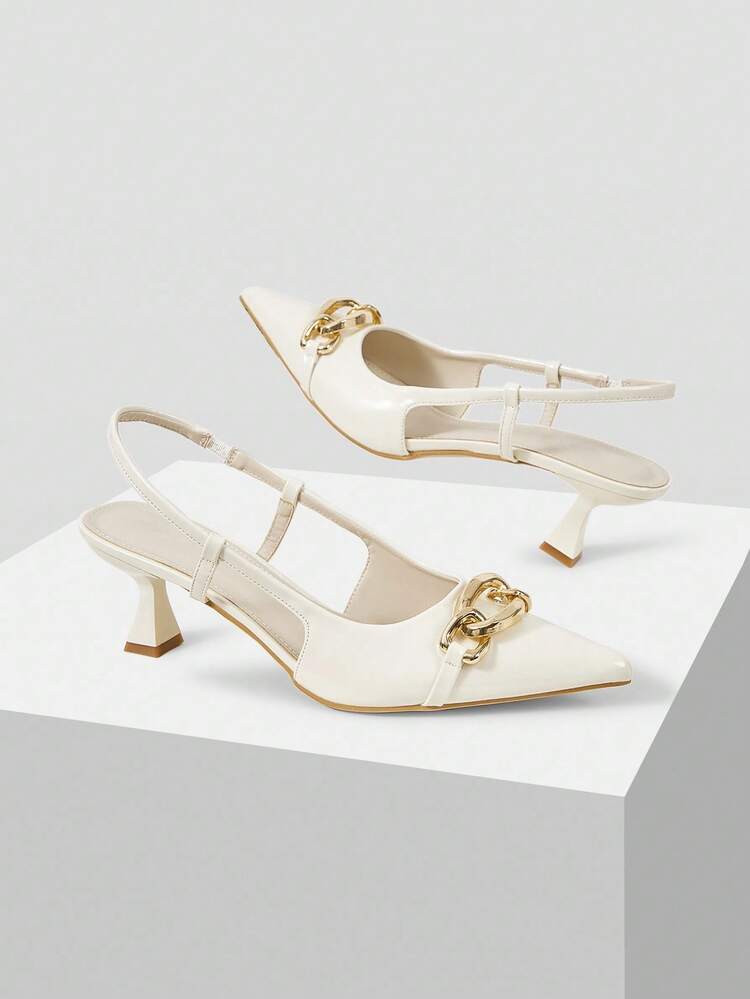 POINTED TOE HIGH HEEL SANDALS