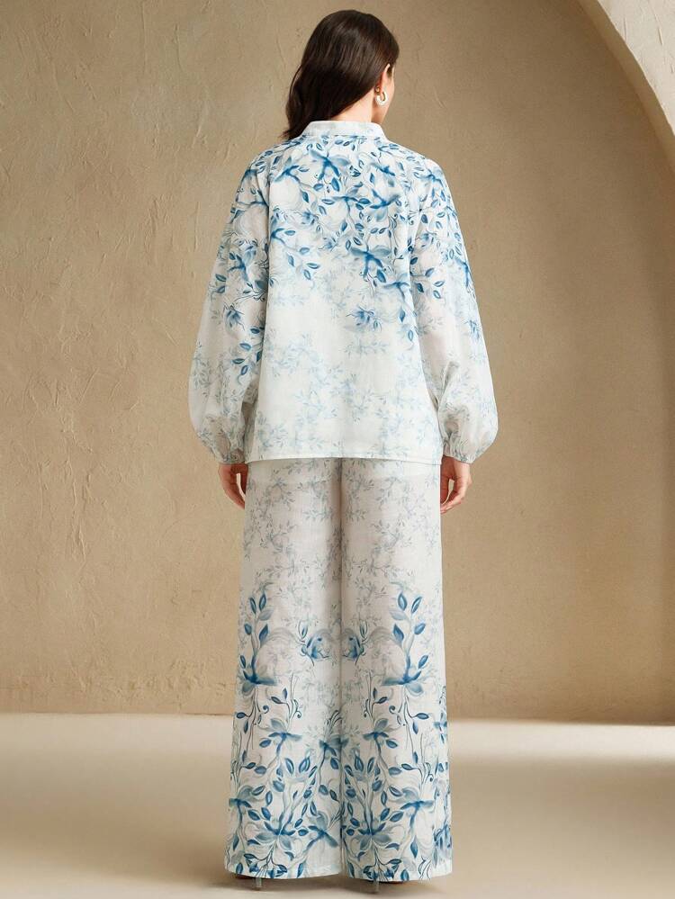 Women Print Elegant Blazer Suit Set, New Arrival