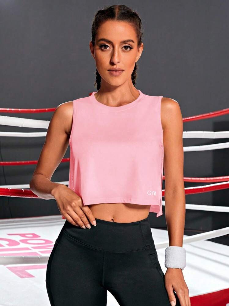 SHEIN Velisys レター プリント スポーツ トップス 2枚組 カジュアル レディース 夏 - マルチカラー - 見る 6