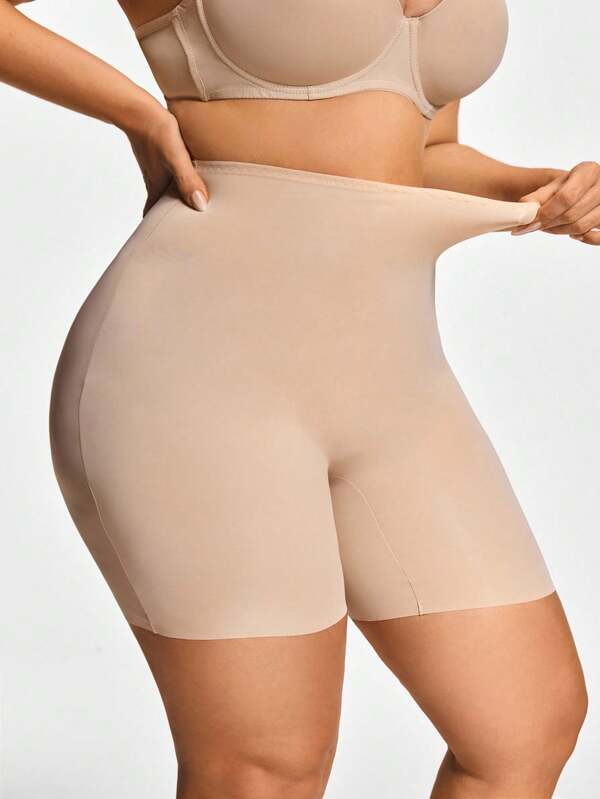 SHEIN Shape Plus Size High Waist Seamless Body Shaper
