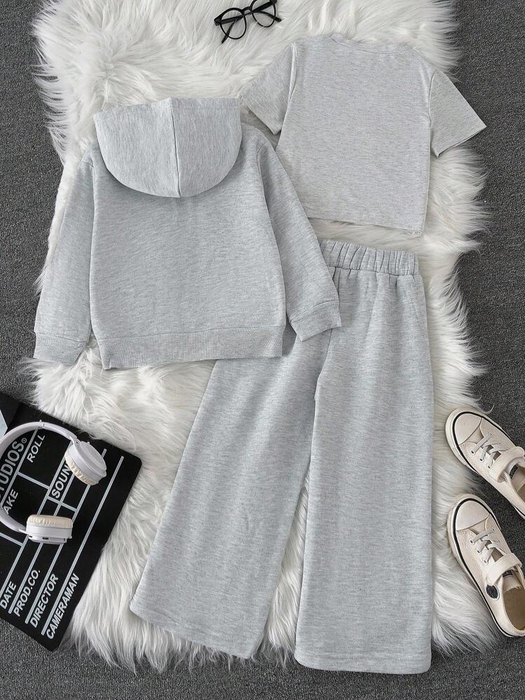 Ensemble Sweat à Capuche Et Pantalon New York Fille - Survêtement Hiver Confortable