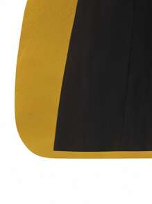 Manfinity Bizformal Men Minimalist Lapel NeckLong Sleeve Fashionable Suit Jacket - Yellow - View 7