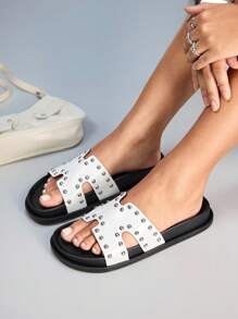 Cuccoo CUCCOO GRLICON Women's Platform Wedge Sandals, Y2K Style, Punk Rock, Biker, Cool Girl, Suitable For Halloween, Christmas, Party