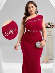 Coutiva 大码正式晚礼服（重装饰） - 彩色 - 查看 1