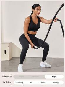 GLOWMODE 26" Seamless Be A Peach High-Waist Tummy Control Peach-Shaped Gym Leggings Medium Impact Running Workout Fall Winter