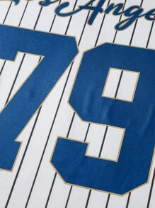 PAVTROS 男士年轻街头风格 79 号图形印花 T 恤号码球衣定制球衣运动球衣棒球衫男士棒球服，图形 T 恤，图形 T 恤，趣味衬衫，超大夏季