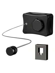 Rozwijana niewidoczna wewnętrzna/balkonowa stalowa linka do suszenia ubrań, łazienkowa rozwijana linka do suszenia ubrań, wiosenna, minimalistyczna, letnia