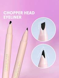 SHEGLAM Think Sharp Eyeliner Black Long-Lasting Smooth Ultra-Thin Chopper Head Pen Beginner Eyeliner Quick Drying Non-Smudging Ultra-Fine Water And Oil-Proof Blendable Smooth Eye Make Up Henna Brand Beauty Makeup Cosmetic For Women Girls Perfect For Fall Winter Ideal For Y2K Fancy Fashion Suitable For Birthday Present Halloween Party Ready Best Color