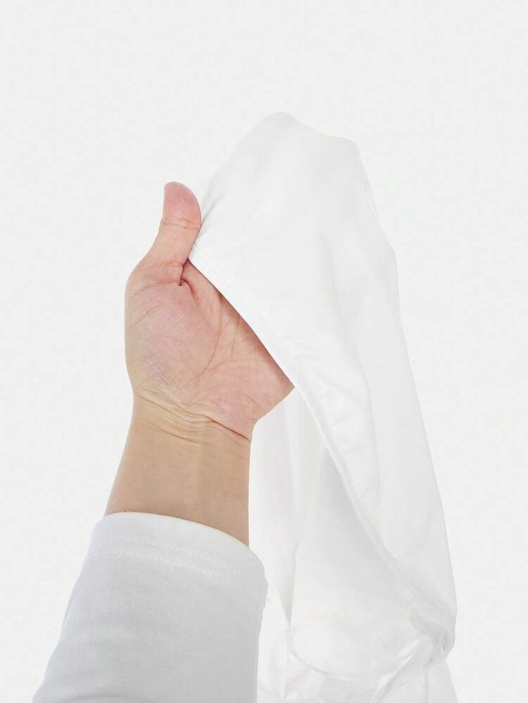 SHEIN Maija 白ストラップレス フリルトリム フィットショート ドレス、春夏、ホリデーに優雅で活用できる