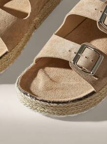 Solecia CUCCOO Fashion Women's Vacation Casual Thick-Sole Sandals