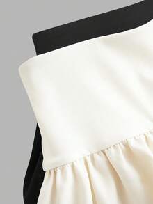 SHEIN EZwear 2件套纯色休闲百搭半身裙 - 彩色 - 查看 7