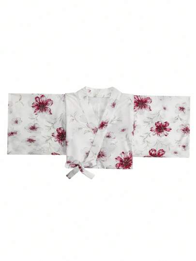 Irokai Kimono Yukata in họa tiết màu xanh truyền thống của phụ nữ Nhật Bản