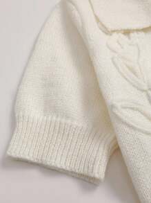 Franclia Unique Conception Floral de Niche Femmes Tricot Pullover