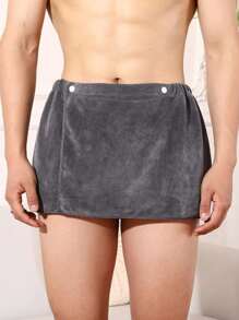SHEIN 1 Buah Handuk Mandi Pria Handuk Pantai Lembut Menyerap Cepat Kering Anti Paparan Mikrofiber Rok Mandi Pendek Perlengkapan Perjalanan Aksesoris Gym Kolam Renang Ringan Kompak - MultiWarna - View 6