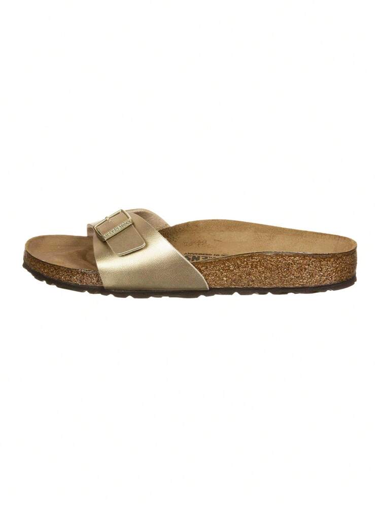 Birkenstock Madrid Birko-Flor Birkibuc - Doré - Voir 4