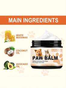 2pcs Pet Paw Cream - Soothes And Relieves Dry, Cracked, And Damaged Paws - Provides Moisture And Protection For Dogs' Feet And Paw Pads. - Multicolor - View 3