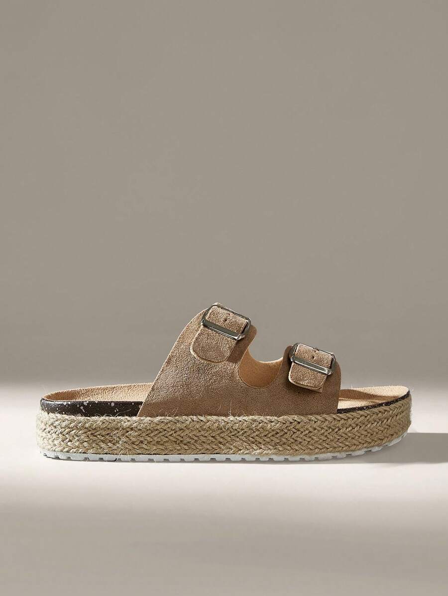 Solecia CUCCOO Fashion Women's Vacation Casual Thick-Sole Sandals