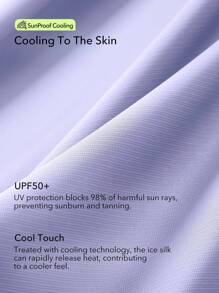 OutZeal Tee-shirt de maille de protection UV fraîche pour femmes, idéal pour la randonnée et le camping extérieur - Prune - Voir 4