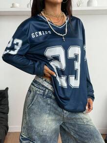 Coolane Moletom Solto de Manga Longa com Estampa Colorblock, Streetwear Fashion para Meninas Pré-Adolescentes