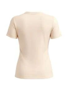 Champion Women's Crew Neck Relaxed-Fit Short Sleeve Basic Casual T-Shirt, Summer - Beige - View 5
