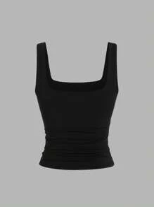 Sweetra 女式夏季休闲纯色背心