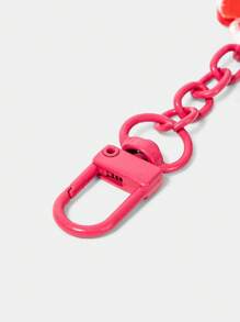 THE POWERPUFF GIRLS X SHEIN Llavero de acrílico con estampado de flores y flores - Multicolor - Ver 4