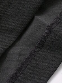 DAZY 女士可爱百褶中长裙秋季半身裙 - 灰色 - 查看 9