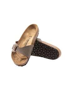 Birkenstock Madrid Birko-Flor Birkibuc - màu nâu - Xem 3