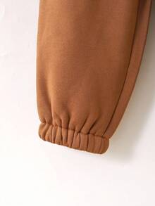 Genkimix Kids 小男孩格子长袖单排扣口袋连帽衬衫和裤子休闲套装 - 彩色 - 查看 6