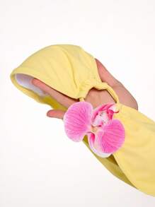 SHEIN BAE 度假沙滩/女士比基尼套装/奶酪黄/女士泳装/女士泳装/比基尼/泳装/泳装/比基尼套装/女士沙滩装/女士泳装/沙滩/比基尼/度假/ - 黃色 - 查看 8