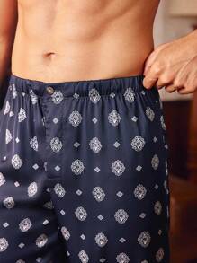 EverLounge 男士休闲夏季睡裤，简约时尚 - 彩色 - 查看 6