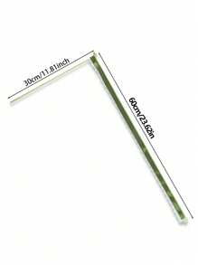 10/20/30 件丝带魔杖，配三重蕾丝丝带和金铃铛派对魔杖，派对礼品彩带丝带棒魔法仙女棒，用于婚礼装饰（绿色）