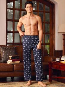 EverLounge 男士休闲夏季睡裤，简约时尚 - 彩色 - 查看 5