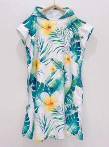 SHEIN 1pc Hooded Wearable Bath Towel, Personalized Superfine Fiber Quick-Drying Cloak With Zipper Design Beach Towel, Windproof, Sun-Proof, Thermal Insulation, For Adults, Men, Women, Couples After Bathing, Beach, Outdoor, Household Use Summer Wedding Home Bathroom Decor Beach Wear Back To School