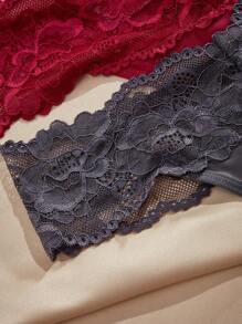 Charlaine Charlaine 5pack Floral Lace Thong, Sexy Lingerie