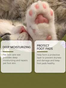 3pcs Dog And Cat Paw Balm Gentle Moisturizing Softening Paw Care Balm For Pets - Green - View 3