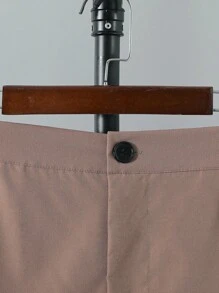 SHEIN 2 件套青少年男孩绅士装，包括正装衬衫和裤子、休闲正装西装、修身长袖衬衫 + 裤子，优雅的学院风，适合婚礼、婚礼嘉宾、花童、戒童、返校 - 彩色 - 查看 4