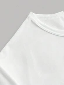 Bộ đồ ngủ in hình dễ thương của American Juniors dành cho bé gái vui tươi - trắng - Xem 4