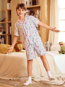 FamilyFrolics Pijamas a juego lindos y cálidos para niños grandes y sus padres