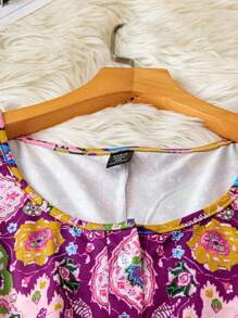 EMERY ROSE Plus Size Sleeveless Round Neck Printed Tank Top For Summer Casual Outings Graphic Tees Women Tops - Multicolor - View 6